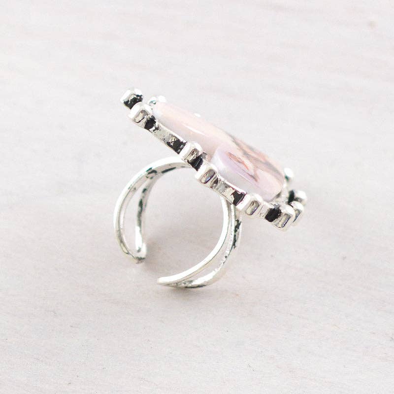 TIPI Brand Vintage Cowgirl Heart Concho Ring