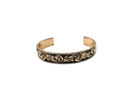 Western Etched Cuff Bracelet