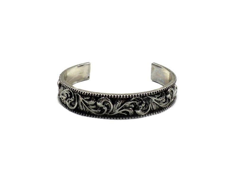 Western Etched Cuff Bracelet
