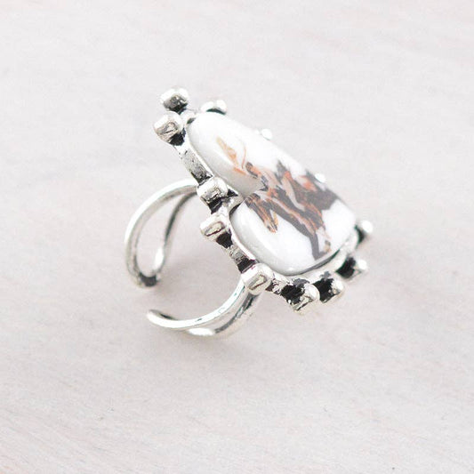 TIPI Brand Vintage Cowgirl Heart Concho Ring