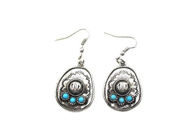 Western Cowboy Hat Earring