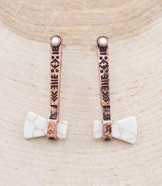 Navajo Axe Earrings